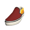 Red Slip-Ons